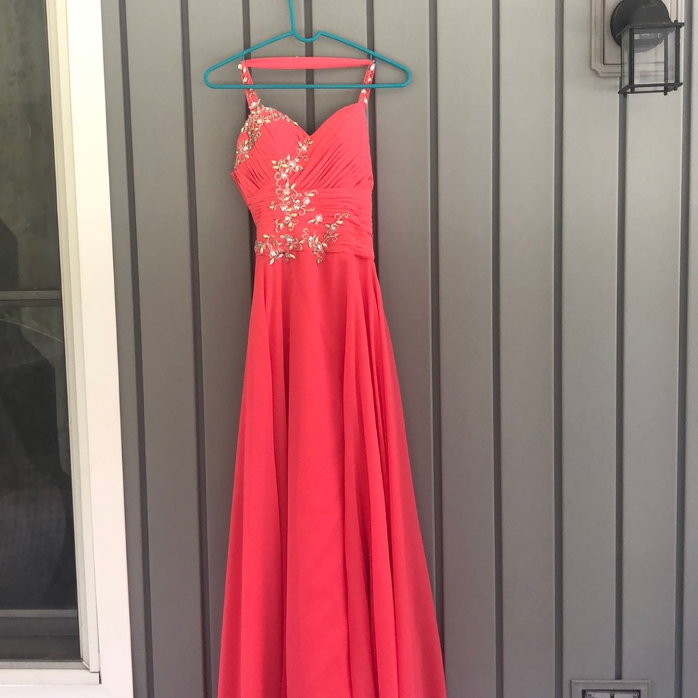 Coral Prom Dress